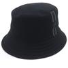 Pristine Hat Fred H Fred H Stripe Bucket Black Cotton Mens 58 Used