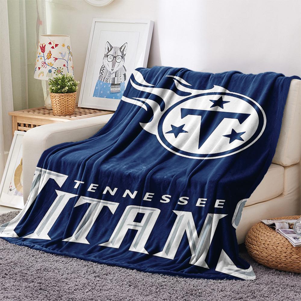 Tennessee Titans Print Flannel Blanket, High quality Comfortable for All Seasons, Home Decor, Warmth and Comfort, Perfect for Christmas Gifts