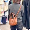 Olivia Pop OP_M2412 Womens Leather Bucket Tote Crossbody Bag