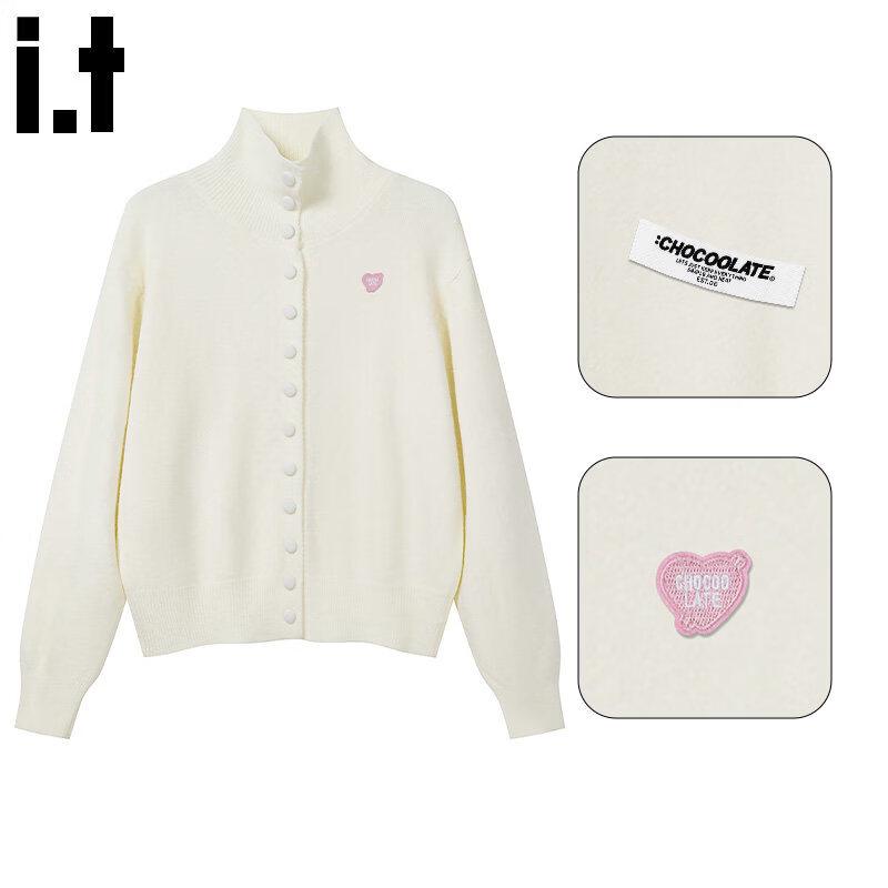 CHOCOOLATEit Women s High-Neck Loose Fit Knit Sweater One Size