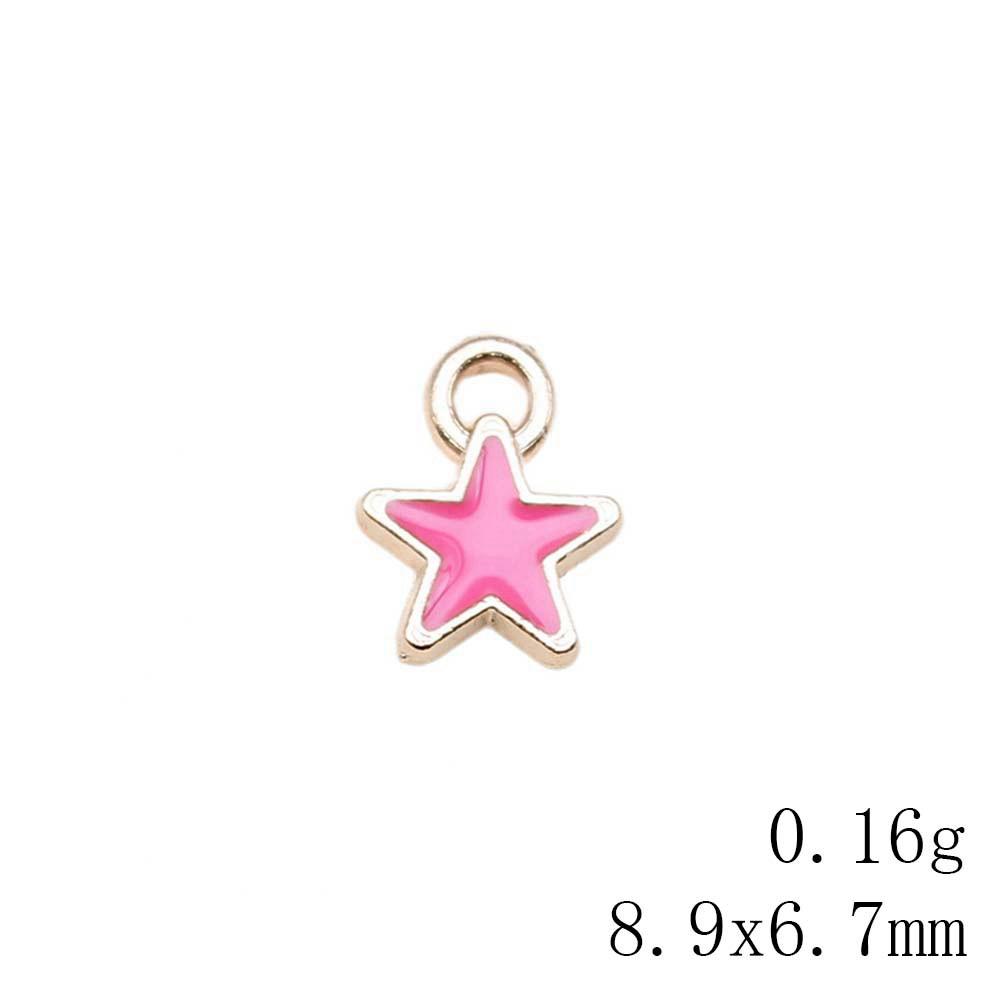 Mother's Day Charms For Nails Pentagram Moon Enamel Charms Pendant Art Supplies Pendant Accessories