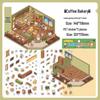 Infeel.Me 2.5D Scenery Stickers - 6th Edition Student Miniature Decoration Stickers