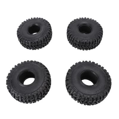 4PCS 1.9in 2.2in 120MM Rubber Rocks Tyres Wheel Tires for SCX10 90046 90047 RC Crawler Car