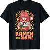 Just A Girl Who Loves Anime And Ramen Shirt Kawaii Japanese T-Shirt