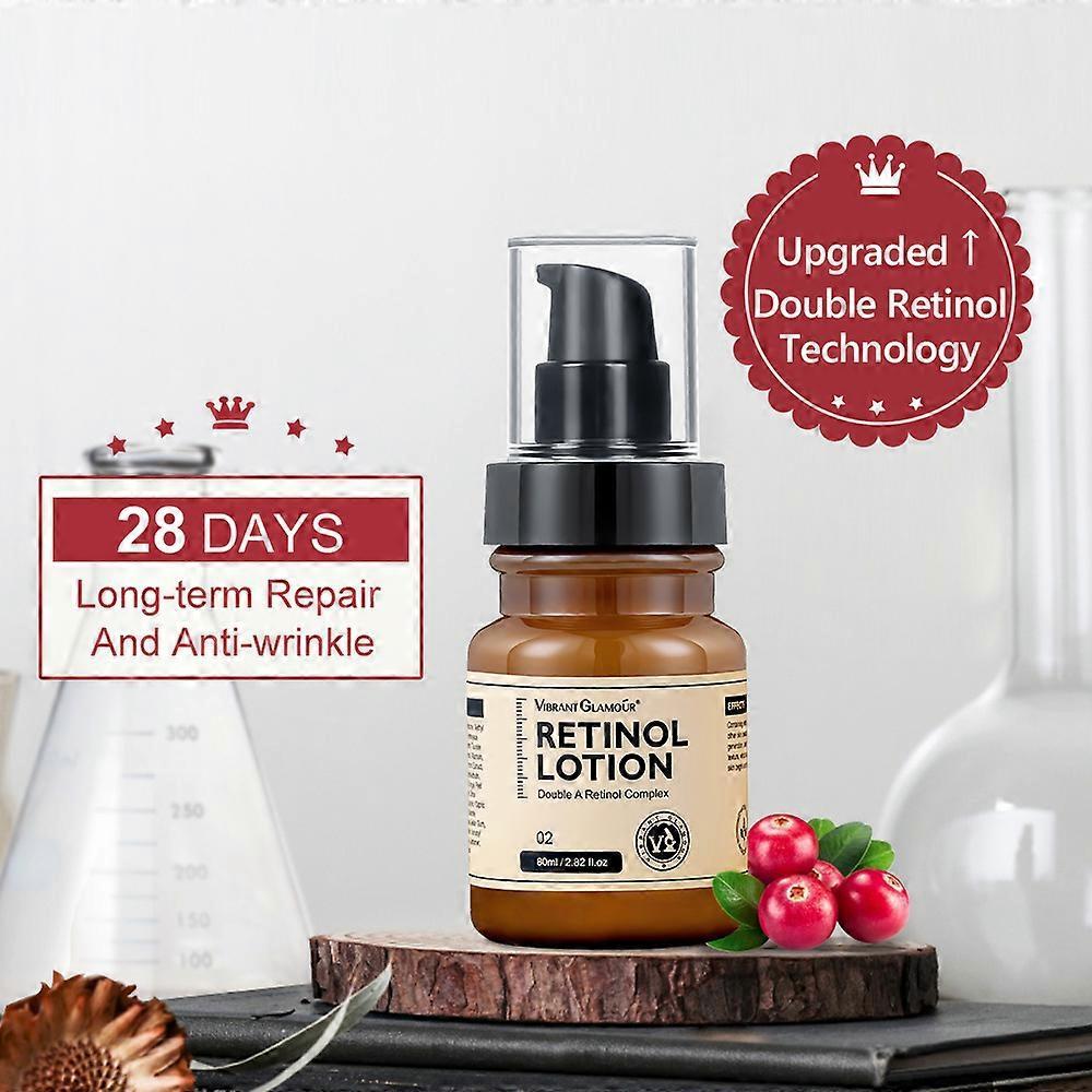Retinol Serum 80ml Hydrating Brightening Anti-Wrinkle Firming Cream for All Skin Types