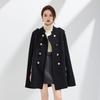 Manteau Cape Double Face en Laine pour Femmes Petite Taille 2025 - Laine Australienne Pure pour l'Automne/Hiver.