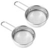 Refoiner Flour Sifter, Strainer, Sprinkling Spoon, Baking Tool, Strainer for Flour, Breadcrumbs, Grains, Sugar, Matcha Powder, Cocoa Powder, Mini