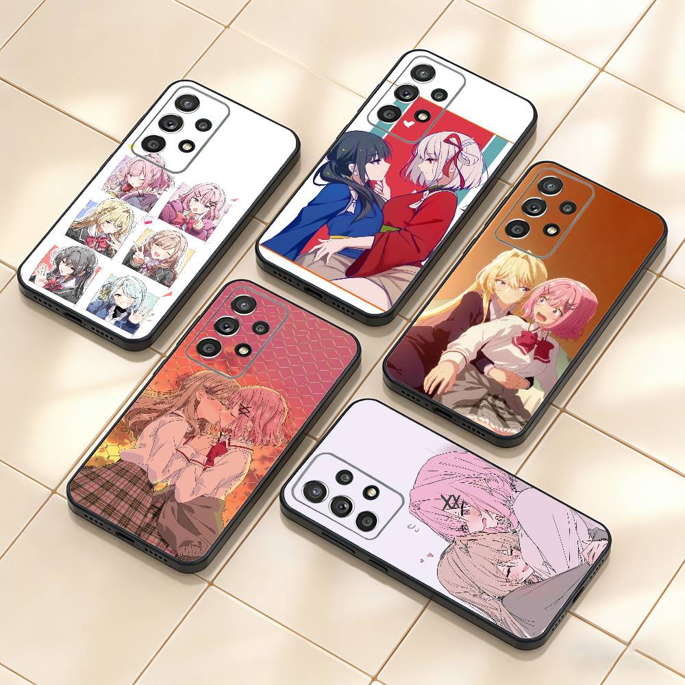 Watanare Anime Phone Case For Samsung S25,S24,S21,S22,S23,S30,Ultra,S20,Plus,Fe,Note,10,9,5G Black Cover