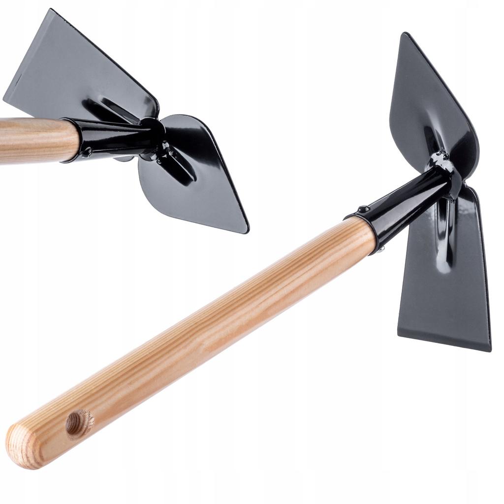 KADAX Small Hoe For Soil Wooden Handle