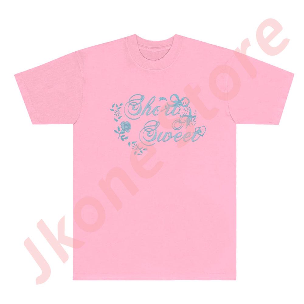 Sabrina Carpenter Short N Sweet Tee Tour New Logo Merch Tshirts Women Unisex Fashion Casual Short Sleeve
