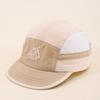 New Color Block Short Brim Baseball Cap with Mountain & Letter Prints Quick-Dry Unisex Outdoor Sun Protection Hat Perfect for