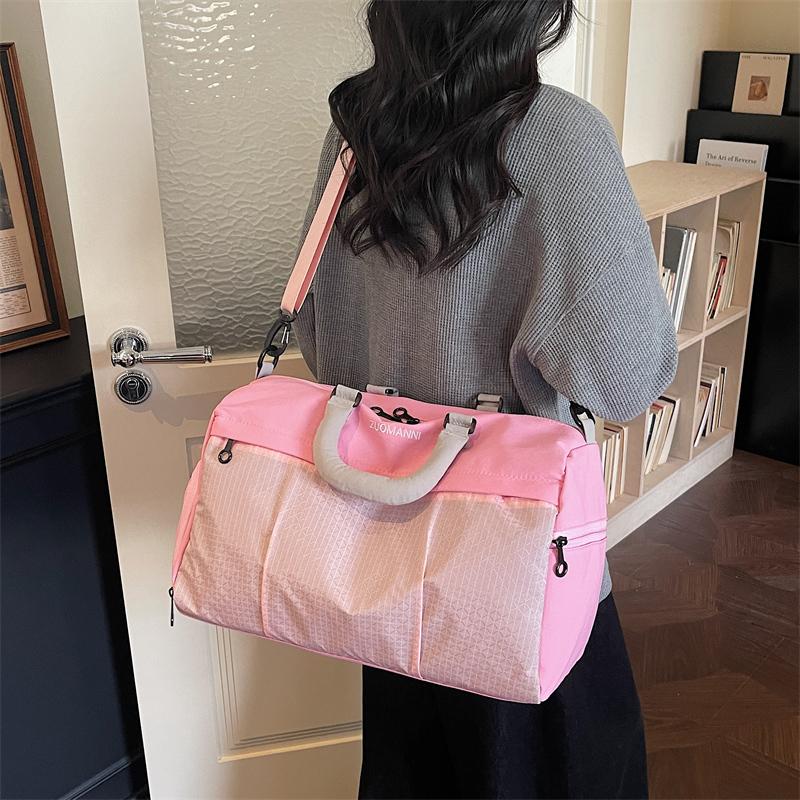 Short-Distance Travel Bag Women's Lightweight Multifunctional Crossbody Bag Sports Fitness Bag Large Capacity Storage Bag