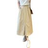 Irregular Design Slimming Maternity A-line Skirt