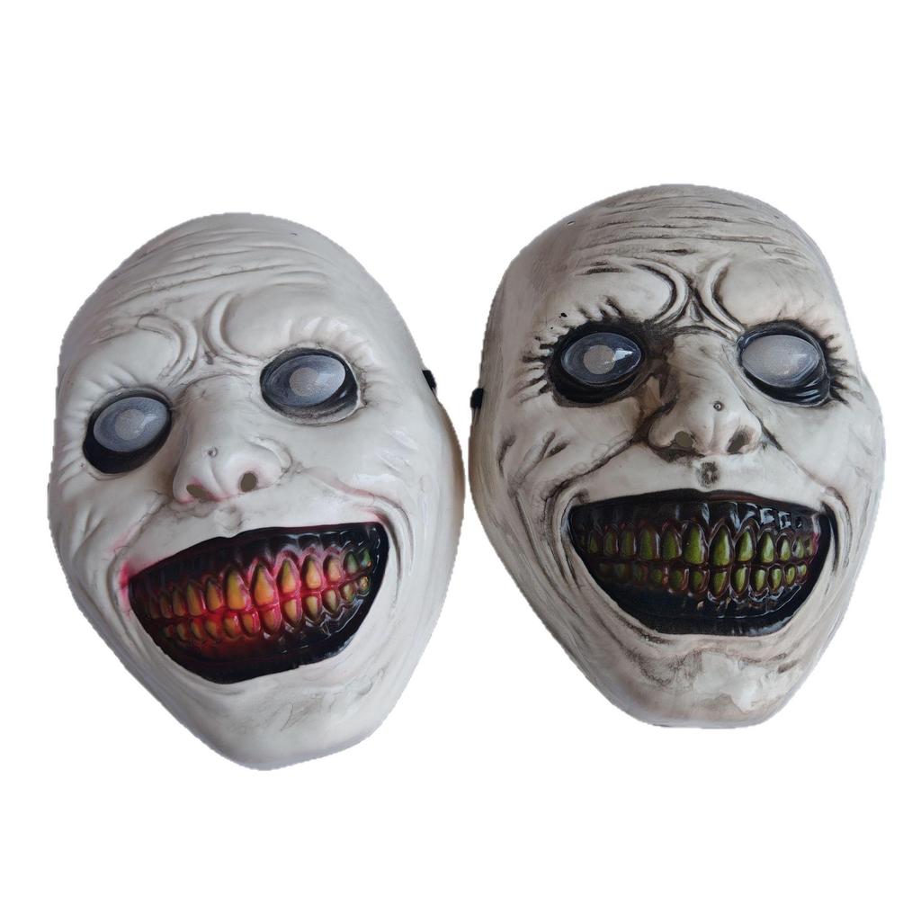 Halloween Devil Smile Mask: Funny Prank Party Prop for Ghost Festival