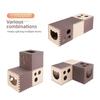 Assembleable Cat Tunnel Bed Multifunctional Pet Toy Foldable Rest House Interactive Play Tunnel for Kitten