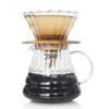 SOTECH Coffee Dripper Set Glass Coffee Pot with Shared Coffee Pot and Coffee Filter Bag Coffee Gift Set for Camping Filter - - (Includes Paper)