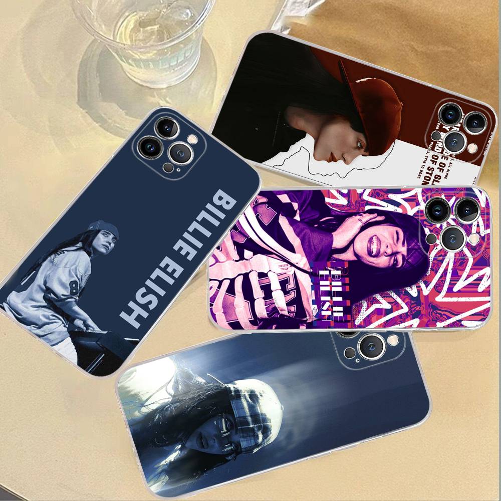 B-Billie E-Eilishes Phone Case for iPhone 17 16 15 14 13 12 11 Pro Max Plus Soft Cover Personalized DIY