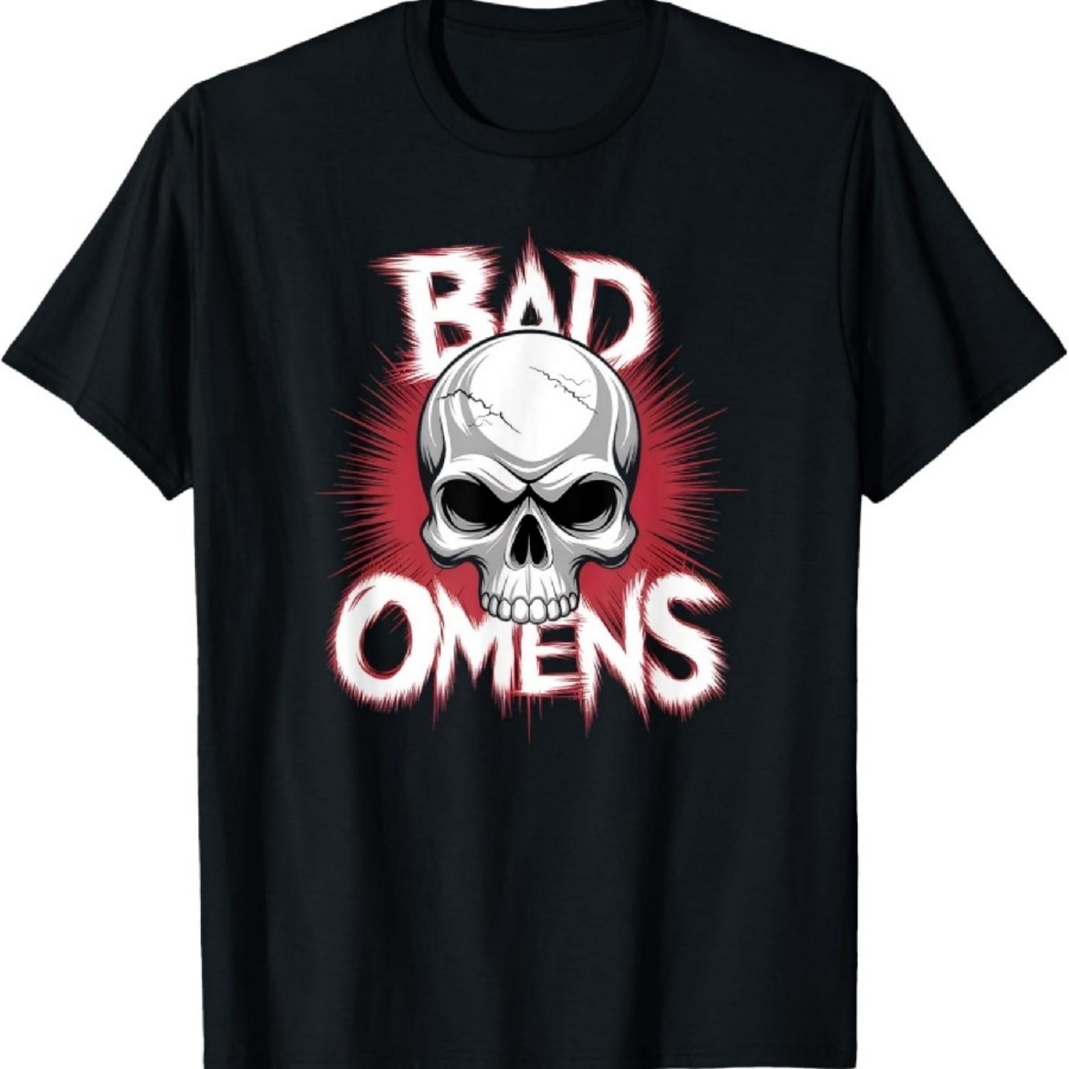 

Bad Omens Skull Grunge Goth Men s Bad Omens T-Shirt XXXXXL чорний