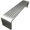 WEZHO 304 Stainless Steel Outdoor Park Bench