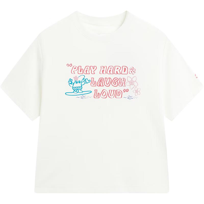 Li-Ning Girls  Ice Feel Quick-Dry Short Sleeve T-Shirt 170