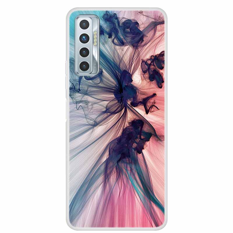 For Tecno Camon 17P Case Luxury Silicone TPU Soft Cover Phone Case For Tecno Camon 17 CG7 CG6 Coque Shockproof Marble Funda Capa