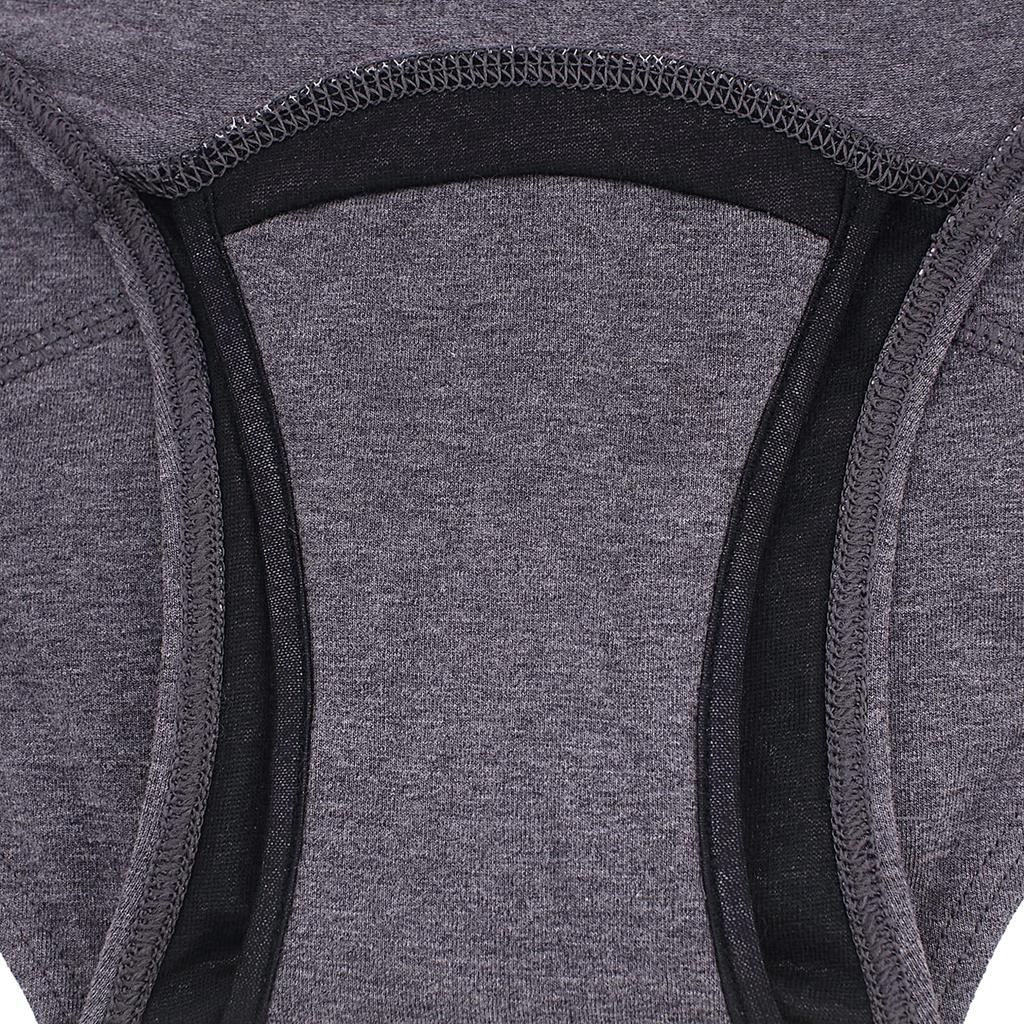 Natural Moon Organic Cotton Absorbent Made in Absorbent Sanitary Panties Charcoal Panties, Japan, Women's (Sizes L-LL, Gray)