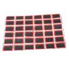 48pcs Bicycle Tire Rubber Patch Kit with Glue Bike Tire Inner Tube Puncture Repairing Patch