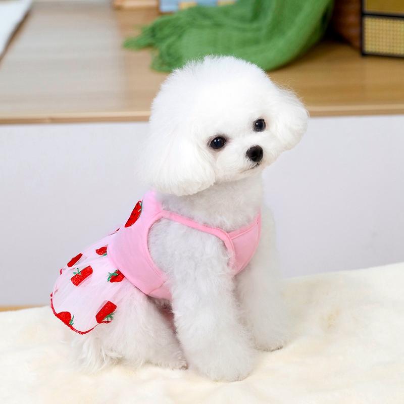 Disfraz de Perro Falda de Gasa Primavera Verano Chaleco de Perro