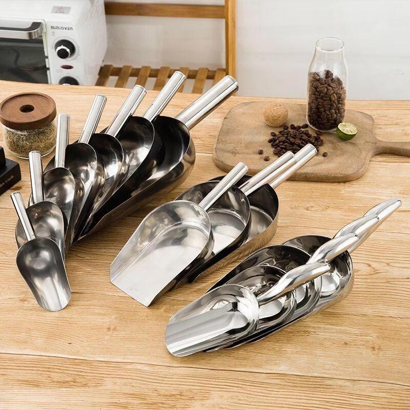 JingJingRS Thickened Stainless Steel Multi-Purpose Scoop