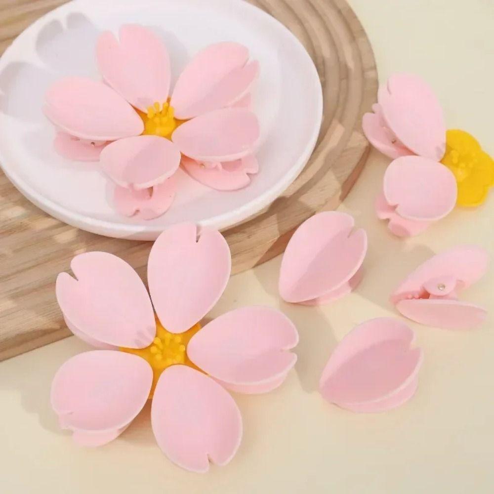 4Pcs 2 in 1 Sakura Magnetic Clip Moisture-proof Refrigerator Magnet Unique Fridge Magnet Home Decor