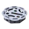Multiple Cats Enrichment Puzzle Toy with Maze Design Multiple Holes Felt Indoor Entertainment Kitten Exercise Toy