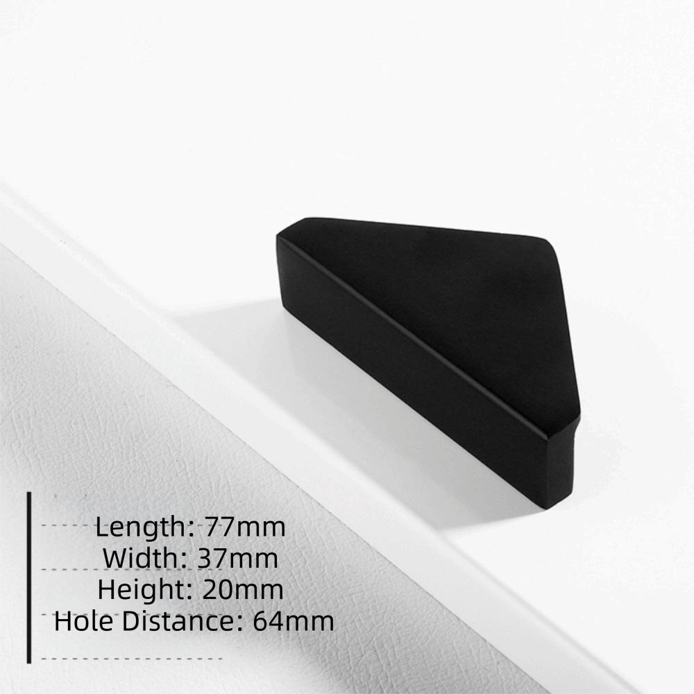 Triangle Shape Cabinet Door Handle Embedded Cabinet Pull Handle  Kitchen Cabinet