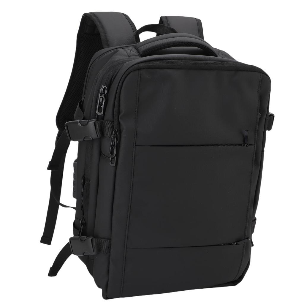 Vacuum Backpack Expandable USB Charging Port Rain Proof Lock Design Compression Travel Backpack for