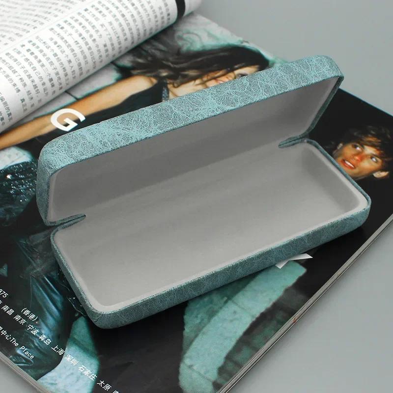 Mode Brillenetuis Knitter PU-Leder Oberfläche Eisenetui Universelle Brillen Aufbewahrungsbox Sonnenbrillen Brillen Brillenetui