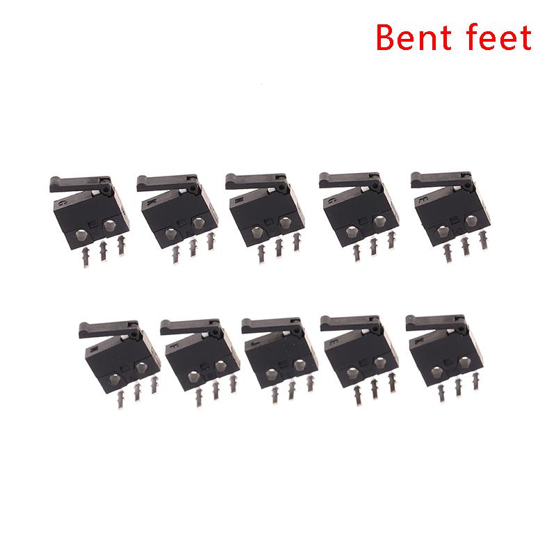10Pcs Camera Switch Reset Detection Stroke Limit Miniature Switch Straight Bent Feet