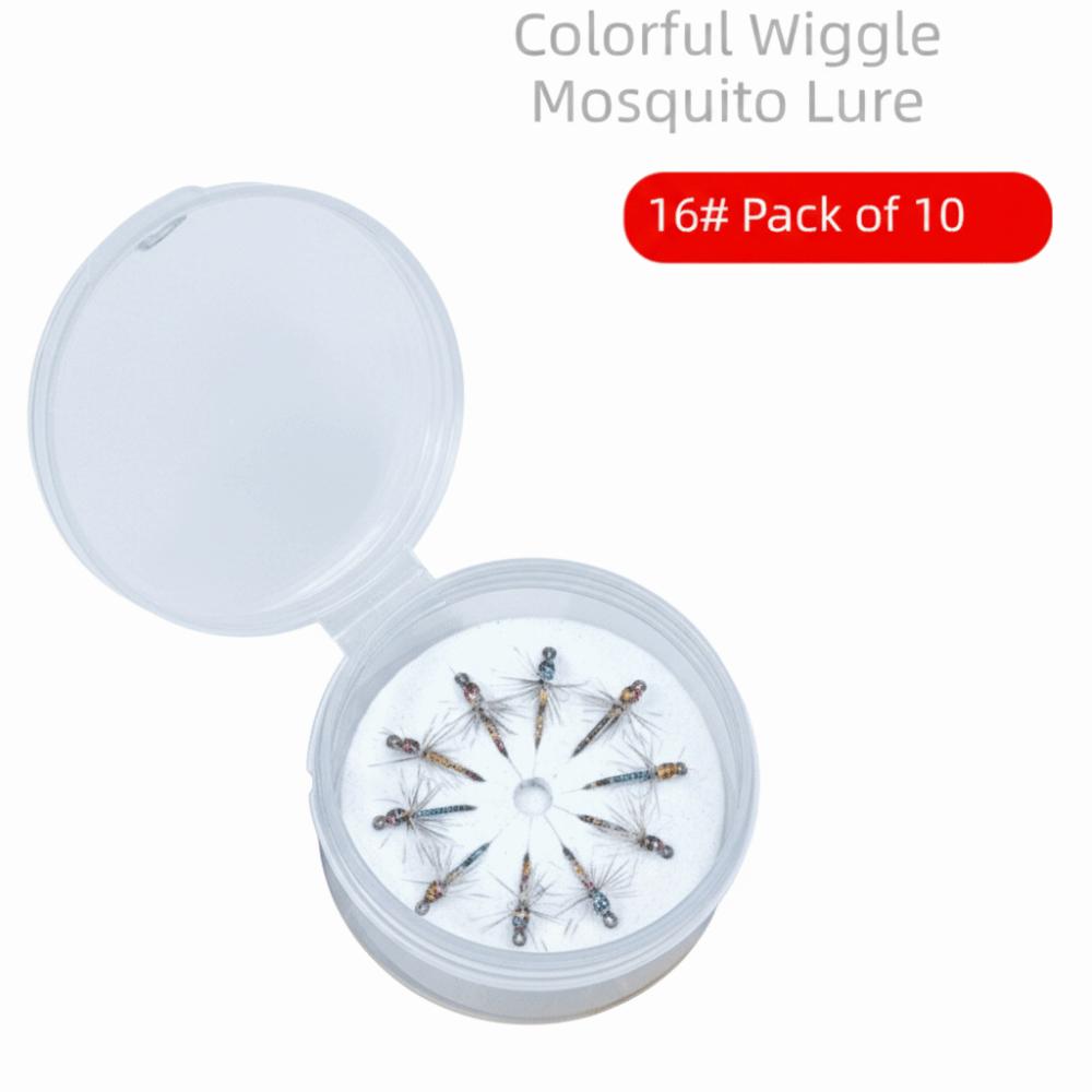 5/10 Stück Reflektierende Fliegenfischerköder 18# 16# 14# 12# Künstliche Köderhaken Angelzubehör