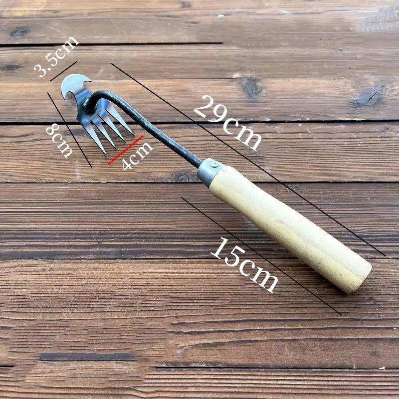 Portable Manual Hoe Weeding Puller Manual Small Hoe Gardening Tool Lawn Root Remover For Gardening Outdoor Digging Tool