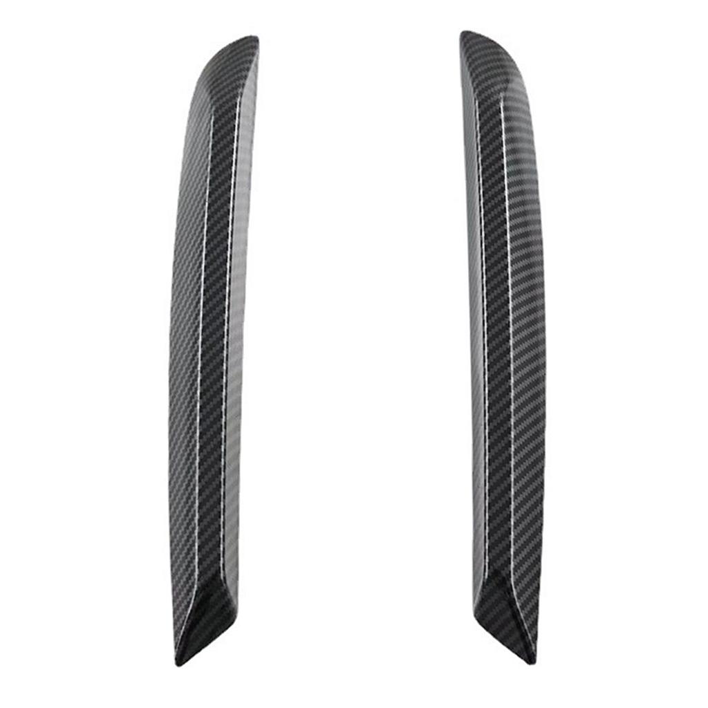 Suitable For MG4 EV2022-2024 Car Front Foglight Cover Trim Foglight Bezel Bumper Sticker Accessories ABS Carbon Fiber 2x