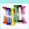 Creative Hourglass Timer Set For Children Home Decor With Handcrafted Plastic Design