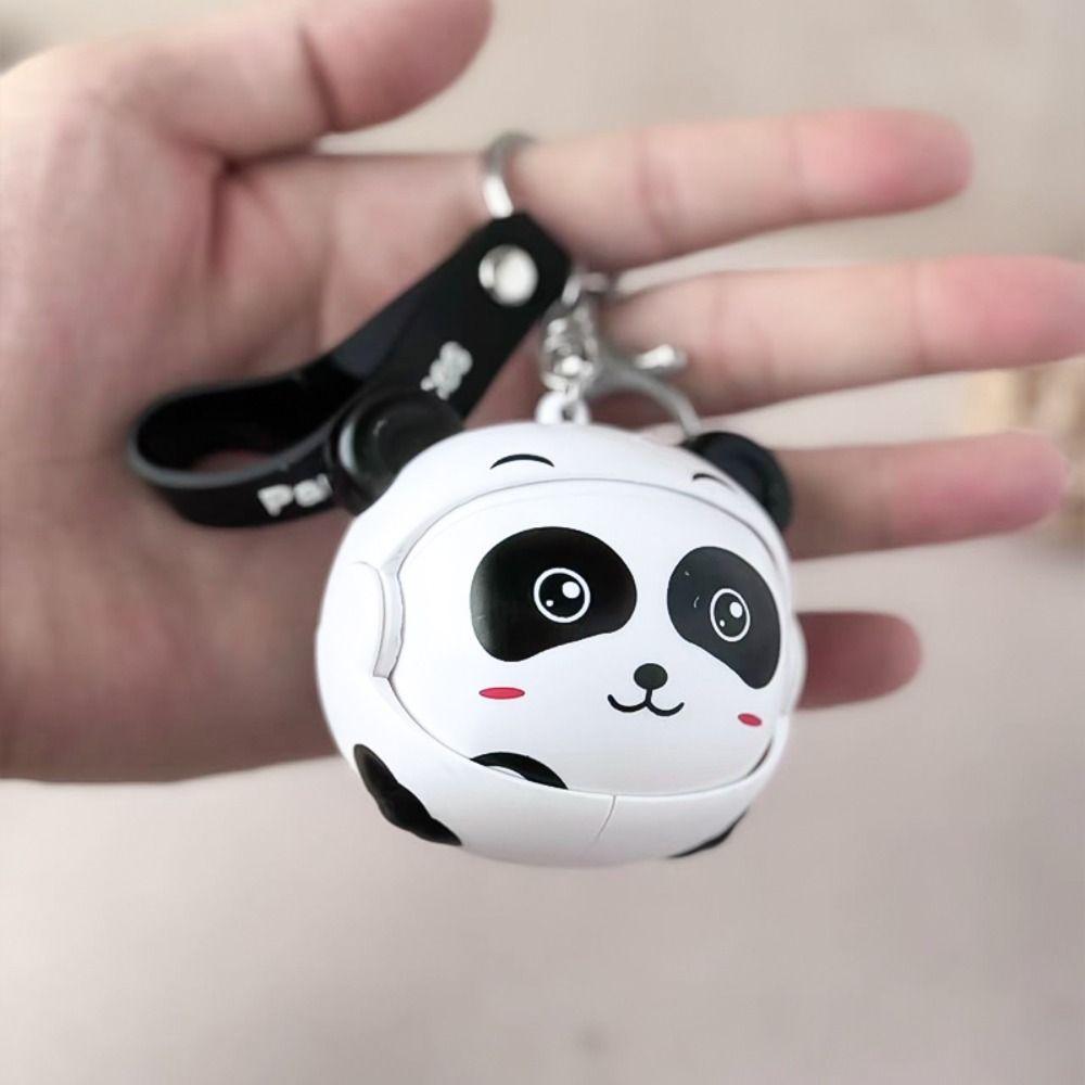 Change Expression Panda Pendant Bag Charm Sichuan Opera Keyring Face Changing Keychain  School Bags