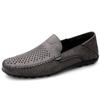 Large Size 38-47 Penny Loafers Men Casual Shoes Man Moccasins Leather Slip On Flats Lightweight Mens Driving Shoes