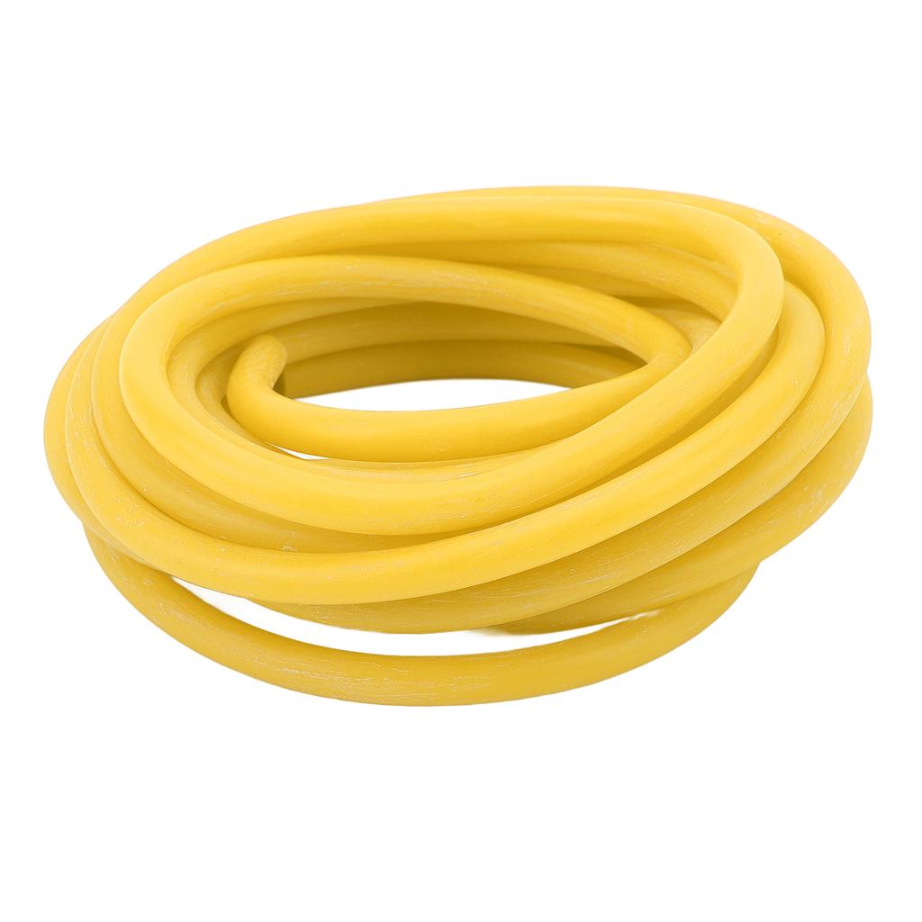 Replacement Band 16.4FT Elastic Latex Tubing   Catapult Tube for Outdoor Hunting DIY   Accessories Yellow