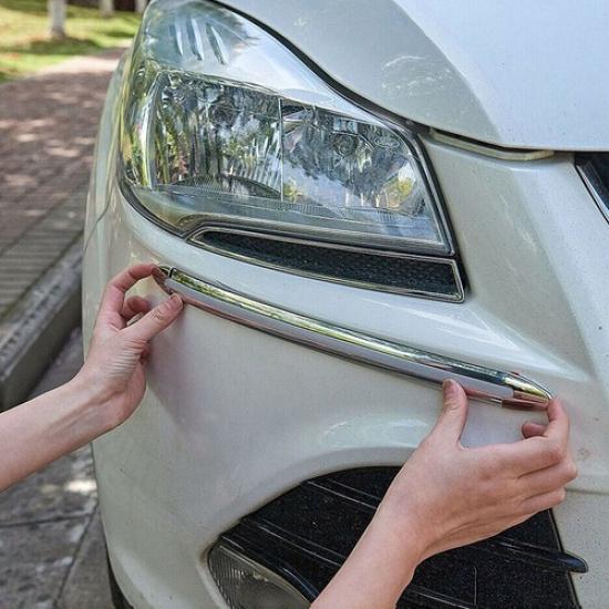 4 шт. Автоаксессуары Угловой Защитный Накладка на Бампер Защитная Накладка Антицарапающиеся Наклейки~