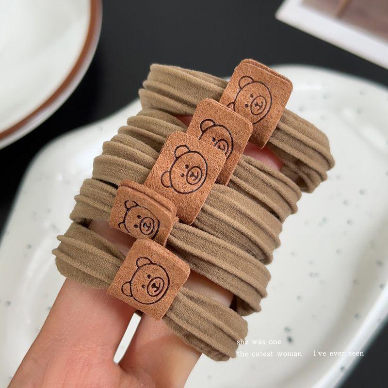 Bären-Haargummi: Nicht schädigendes, Hochelastisches, Verdicktes Haaraccessoire für hohe Pferdeschwänze.