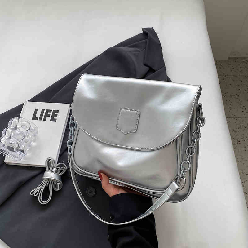 Autumn Winter Large Capacity Commuter Underarm Bag Women Retro Texture Crossbody Bags  New Soft Leather Messenger Bag