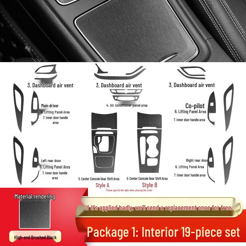 Buick Regal 2017-2021 Interior Anti-Kick Pads & Gear Decoration Stickers