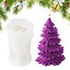Moules d'arbre de Noël pour l'artisanat Moule 3D en forme d'arbre pour la fabrication à domicile Moule en silicone pour bougie artisanale Moule artisanal pour bougie faite à la main