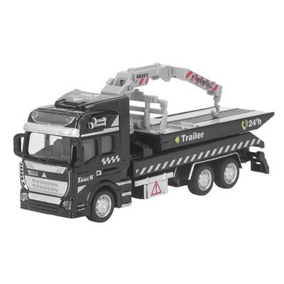 Polizei Abschleppwagen Modell Metalllegierung 19,9 cm Länge Rettungs Pullback Große Abschleppwagen Modell Spielzeug