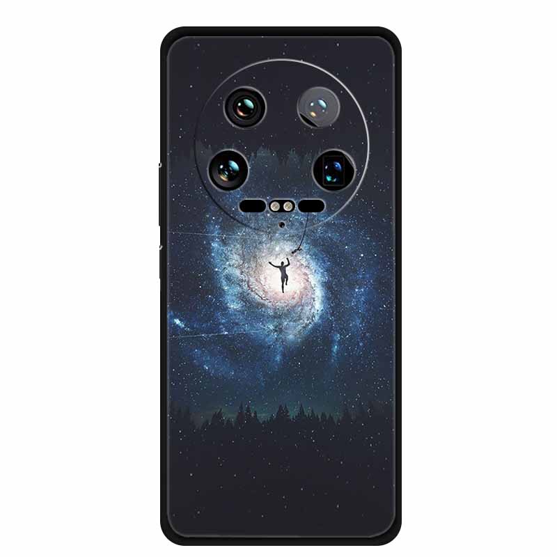 For Xiaomi 14 Ultra 5G Case 6.73''Animals Painted Silicone Soft TPU Coques for Xiaomi 14Ultra Shockproof Cover Shells Cool Wolf