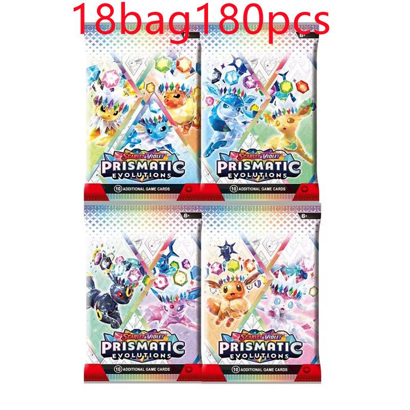 @Prismatic Evolutions 360Pcs Pokemon Card Journey Together Stellar Crown 151 Ultra Prism English Booster Battle Transaction *///